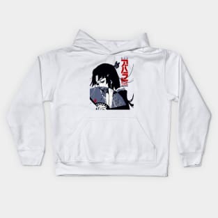 Japanese Geisha Cyberpunk Kids Hoodie